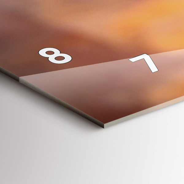 Horizontálne hodiny Pohárik vína