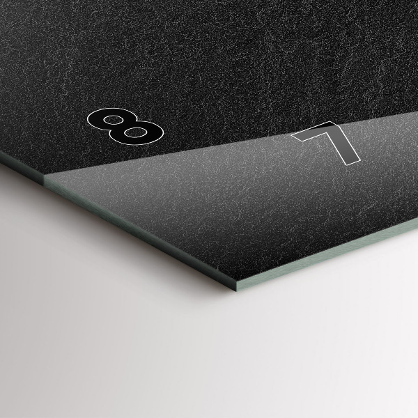 Horizontálne hodiny Temný kameň