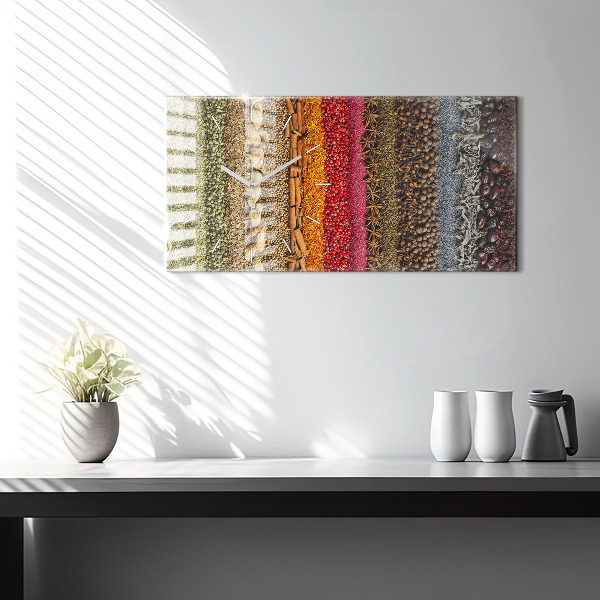 Horizontálne hodiny Riadky korenia