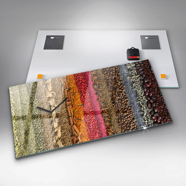 Horizontálne hodiny Riadky korenia