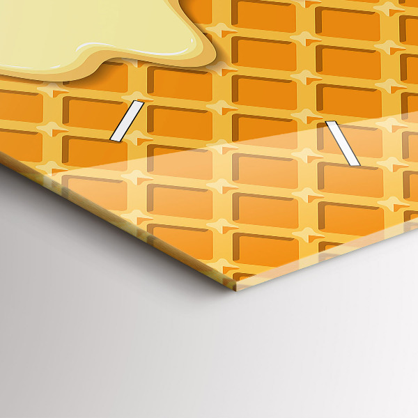 Horizontálne hodiny Vafle a zmrzlina