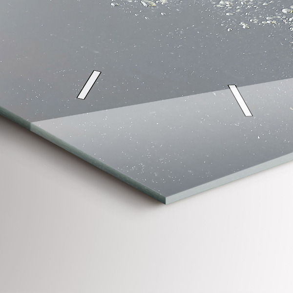 Horizontálne hodiny Citrusové plody vo vode