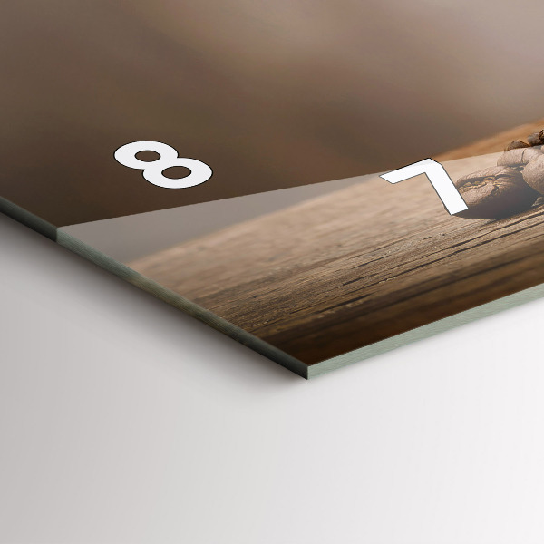 Horizontálne hodiny Šálka kávy