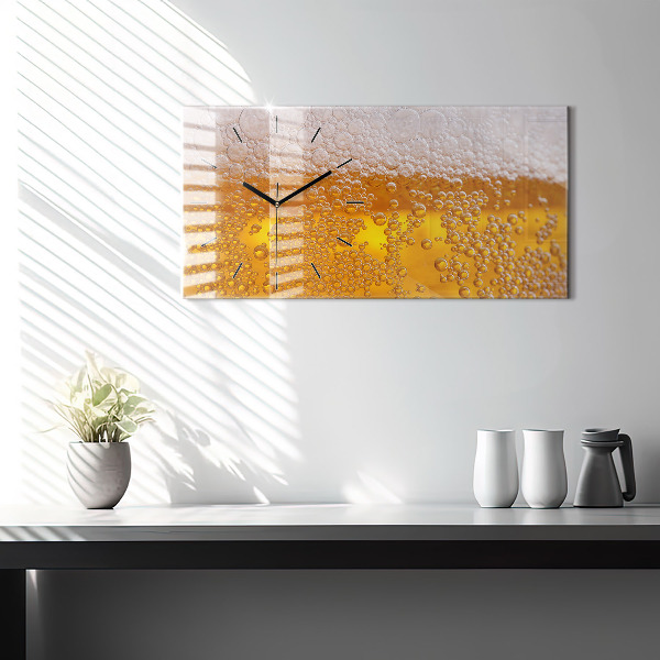 Horizontálne hodiny Pivo