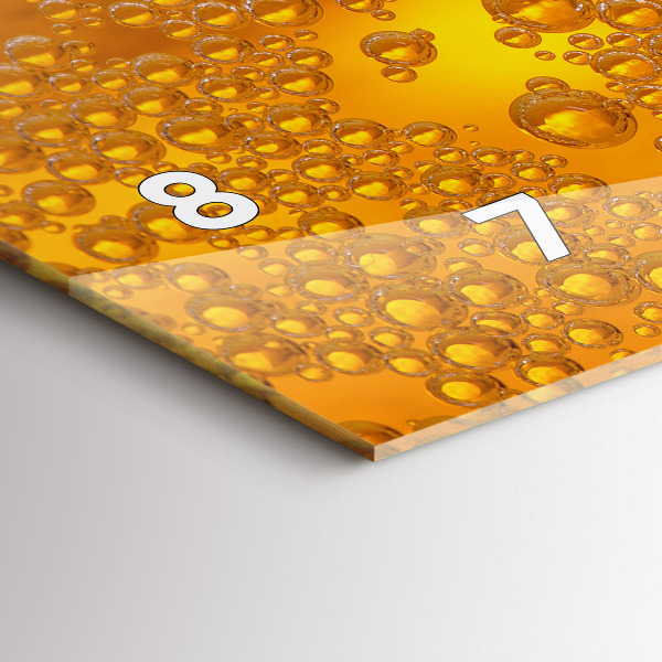 Horizontálne hodiny Pivo