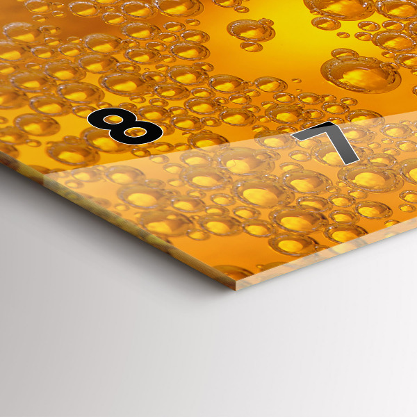 Horizontálne hodiny Pivo