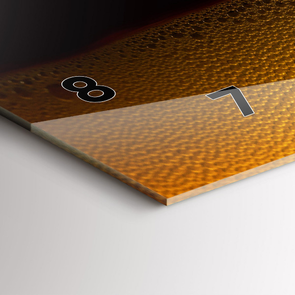 Horizontálne hodiny Pomarančový džús