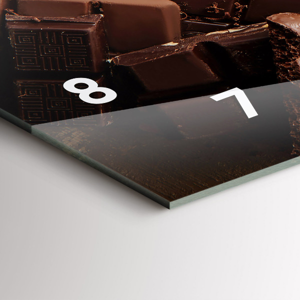 Horizontálne hodiny Čokoládové tyčinky