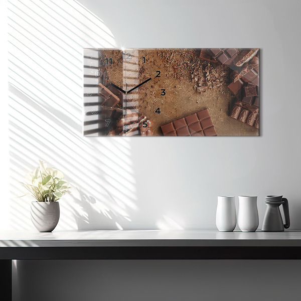 Horizontálne hodiny Čokoládové tyčinky