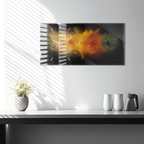 Horizontálne hodiny Korenie sa rozsypalo