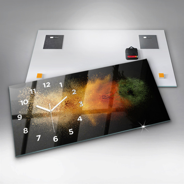 Horizontálne hodiny Korenie sa rozsypalo