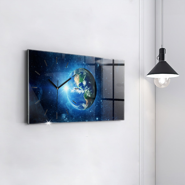 Horizontálne hodiny Zem a galaxia - NASA