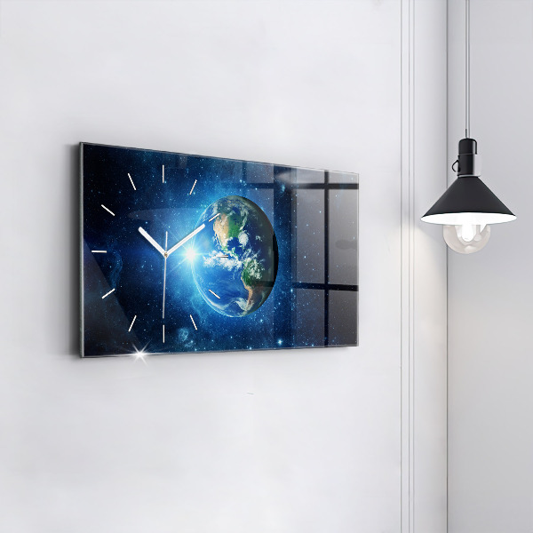 Horizontálne hodiny Zem a galaxia - NASA