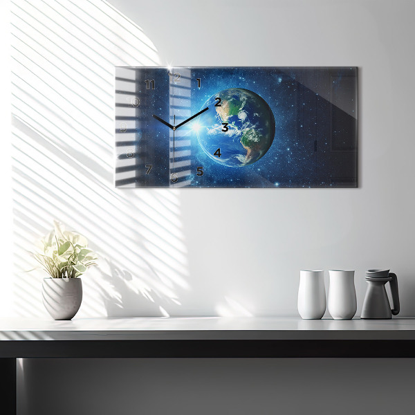 Horizontálne hodiny Zem a galaxia - NASA