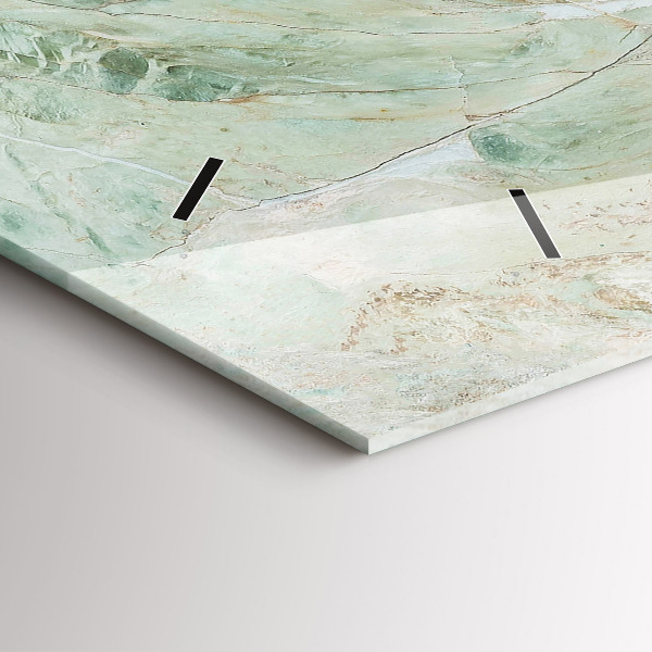 Horizontálne hodiny Textúra mramorového kameňa