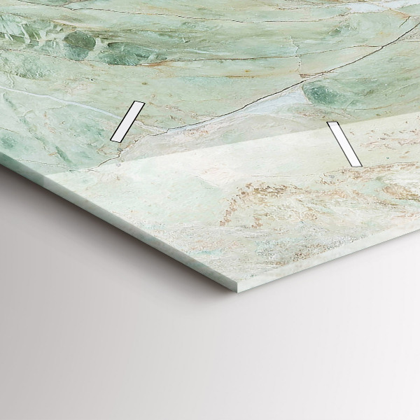 Horizontálne hodiny Textúra mramorového kameňa