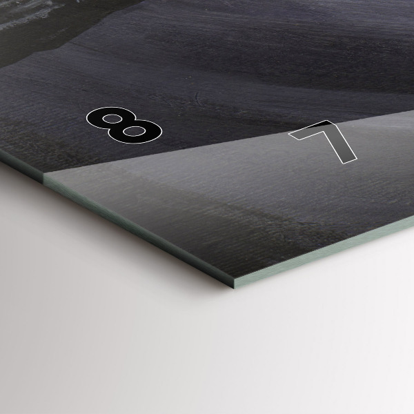 Horizontálne hodiny Havran v mesačnom svite