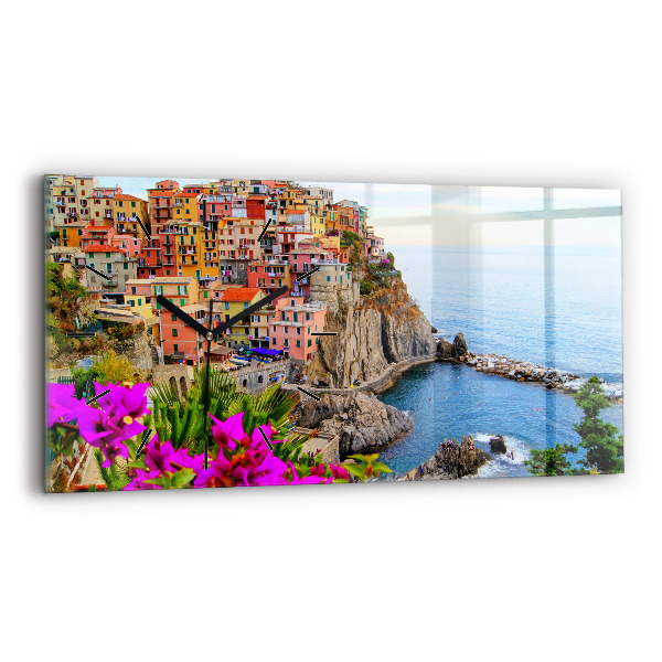 Horizontálne hodiny Pobrežie Cinque Terre