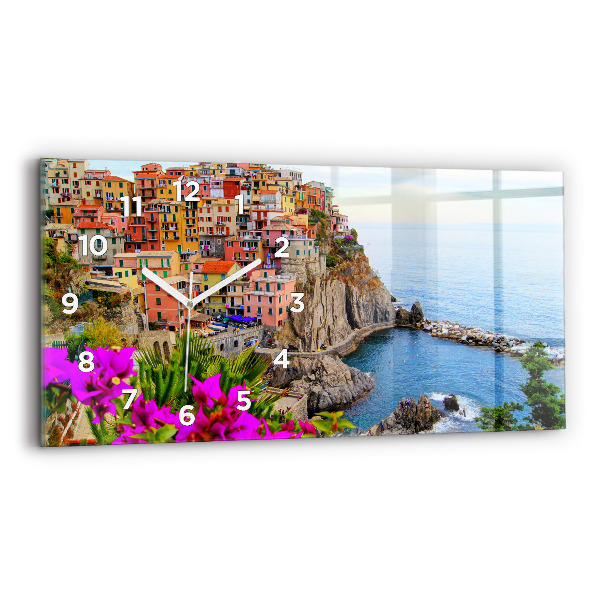 Horizontálne hodiny Pobrežie Cinque Terre