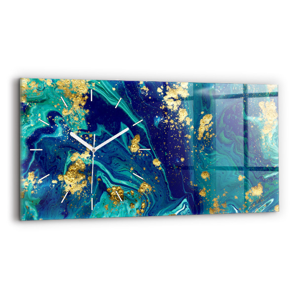 Horizontálne hodiny Moderná abstrakcia