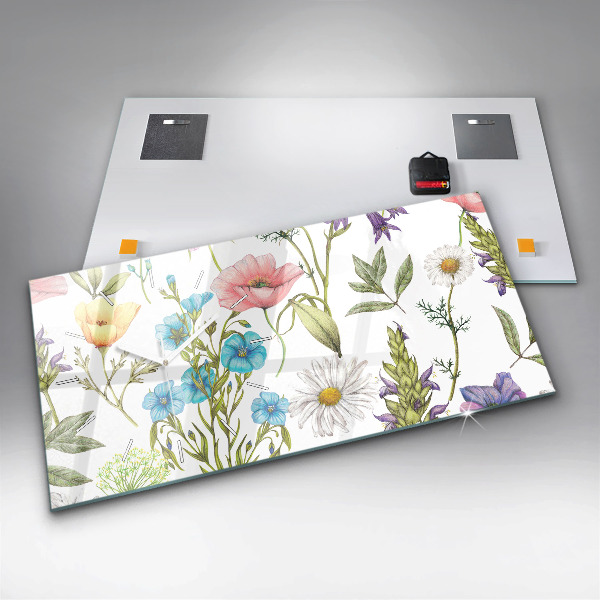 Horizontálne hodiny Aranžovanie kvetov