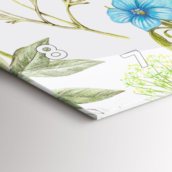 Horizontálne hodiny Aranžovanie kvetov