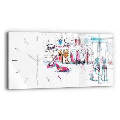 Horizontálne hodiny Prvok ženskosti