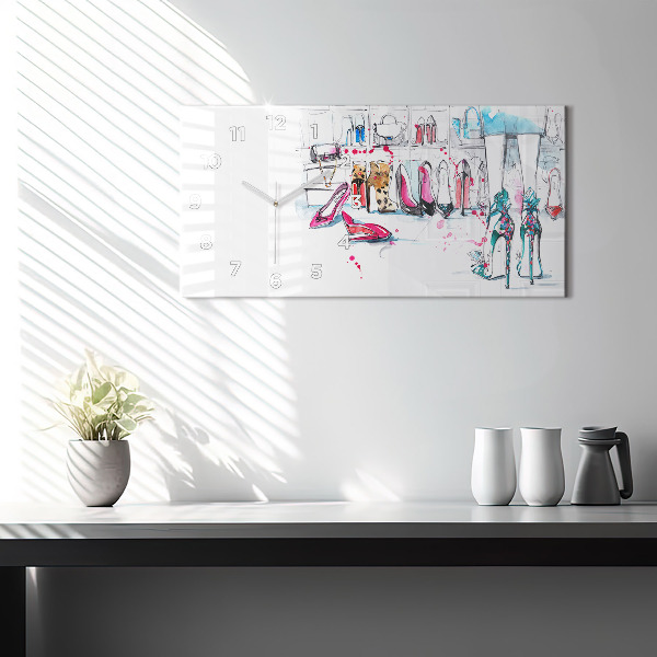 Horizontálne hodiny Prvok ženskosti