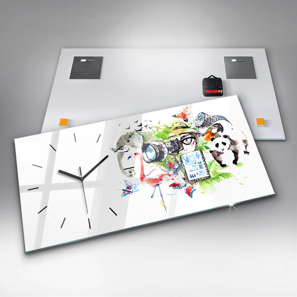 Horizontálne hodiny Zoológ