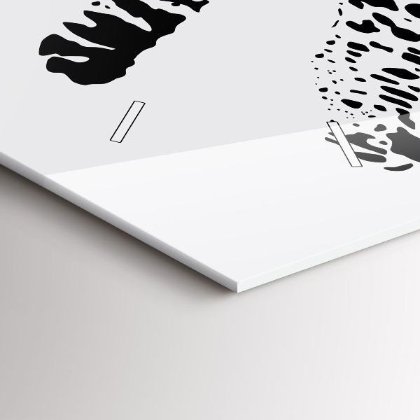 Horizontálne hodiny Silueta pantera