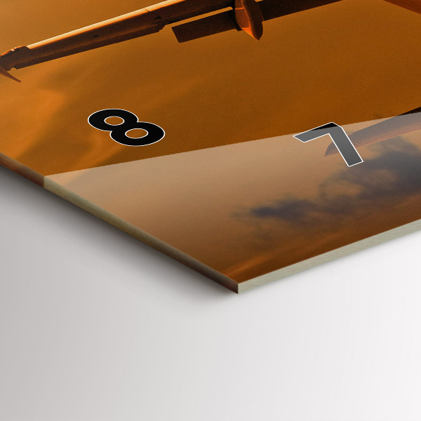 Horizontálne hodiny Letecká doprava