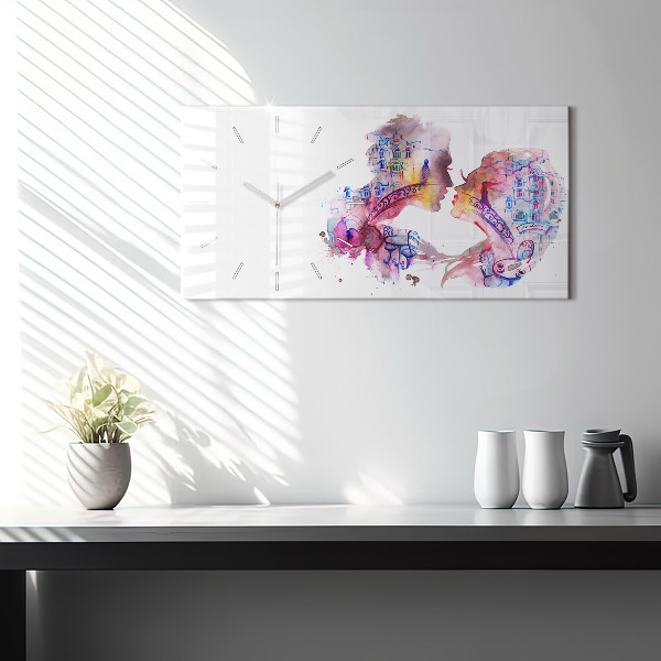 Horizontálne hodiny Dve telá jedna duša