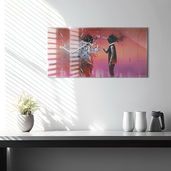 Horizontálne hodiny Kyberpriestor