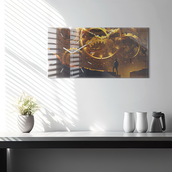 Horizontálne hodiny Čas – mechanizmus