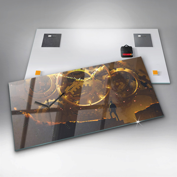 Horizontálne hodiny Čas – mechanizmus