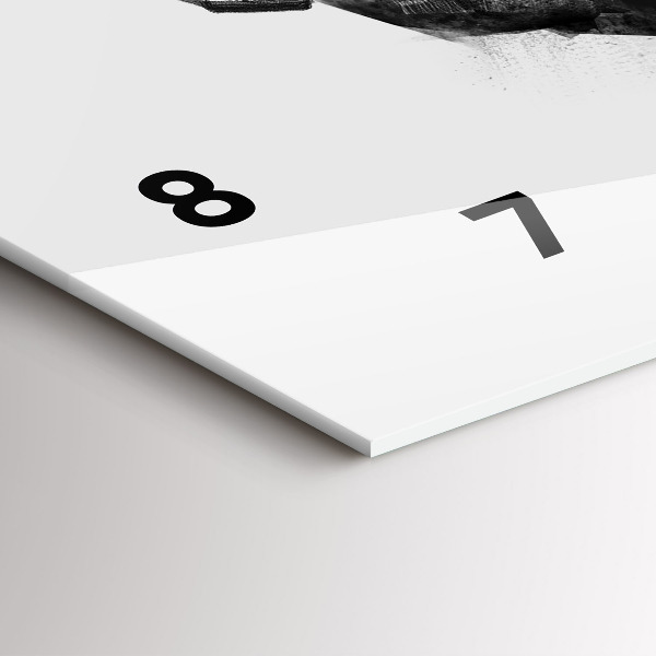 Horizontálne hodiny Kreslený medveď