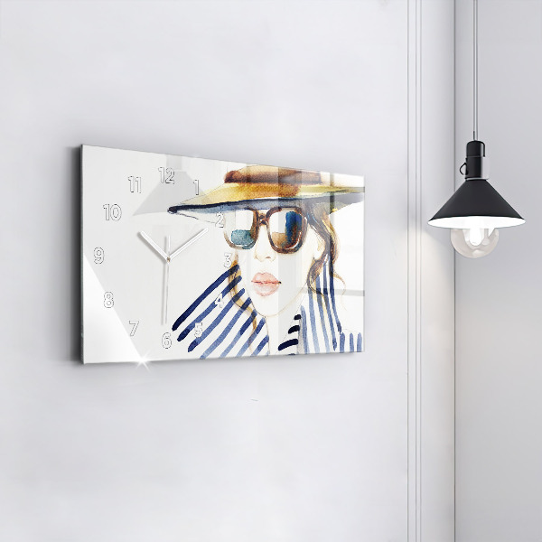 Horizontálne hodiny Posledné dni dovolenkovej módy