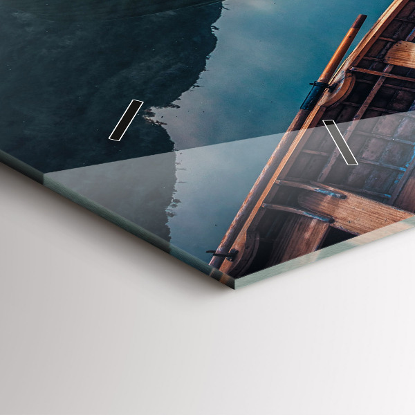 Horizontálne hodiny Most a jazero