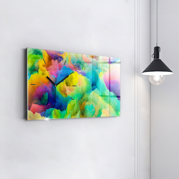 Horizontálne hodiny Fraktálna textúra