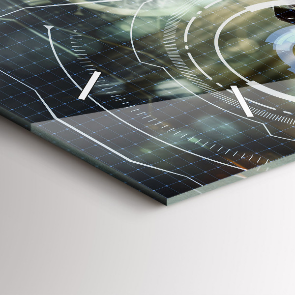 Horizontálne hodiny Vojak so zbraňou