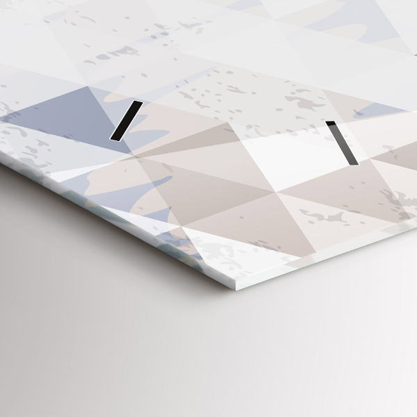 Horizontálne hodiny Geometrický vzor