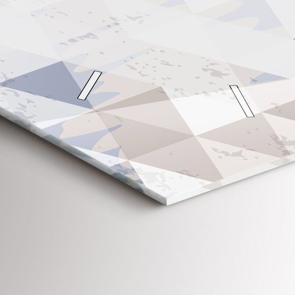 Horizontálne hodiny Geometrický vzor