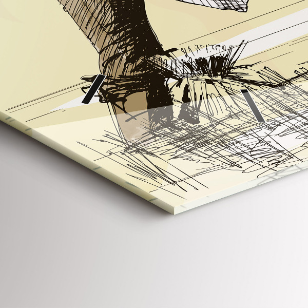 Horizontálne hodiny Žena zbiera ryžu