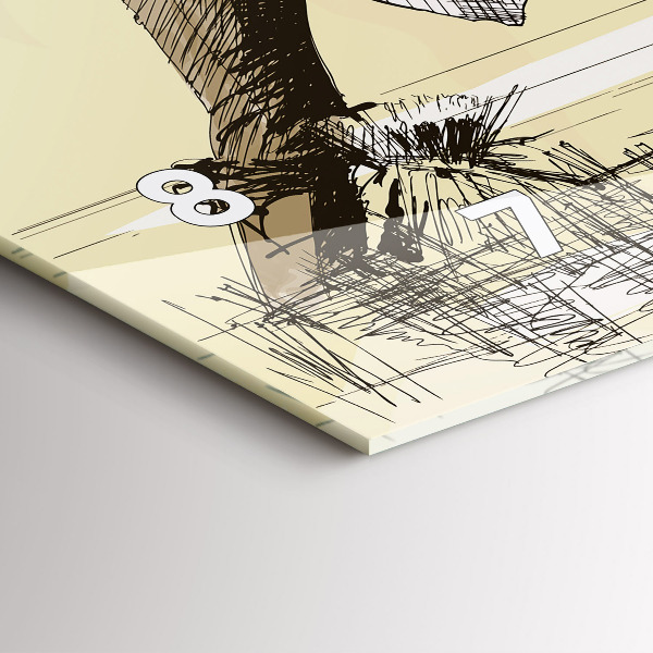 Horizontálne hodiny Žena zbiera ryžu