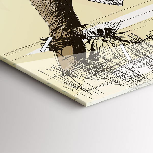 Horizontálne hodiny Žena zbiera ryžu