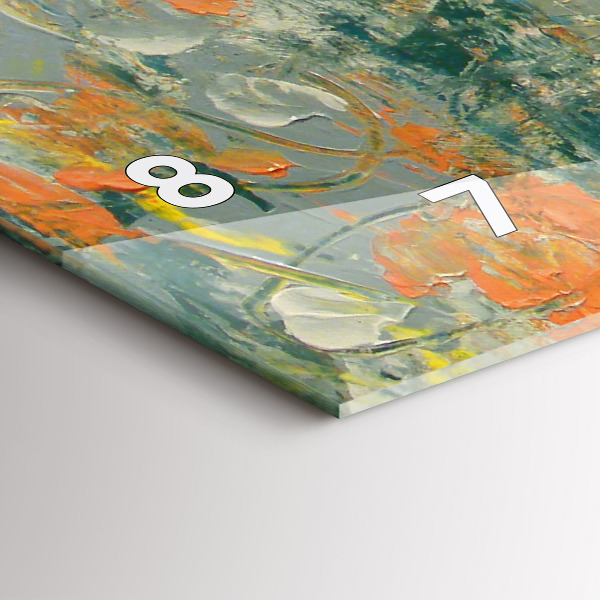 Horizontálne hodiny Maľovaný postoj slona