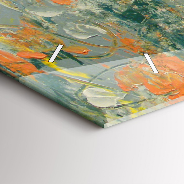 Horizontálne hodiny Maľovaný postoj slona