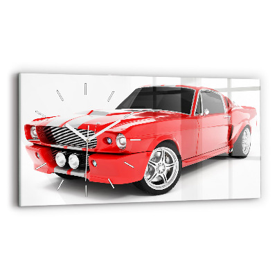 Horizontálne hodiny Športové auto