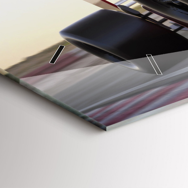 Horizontálne hodiny Športové pretekárske auto