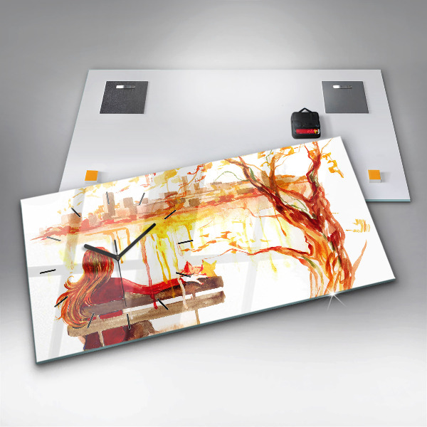 Horizontálne hodiny Jesenná Krajina